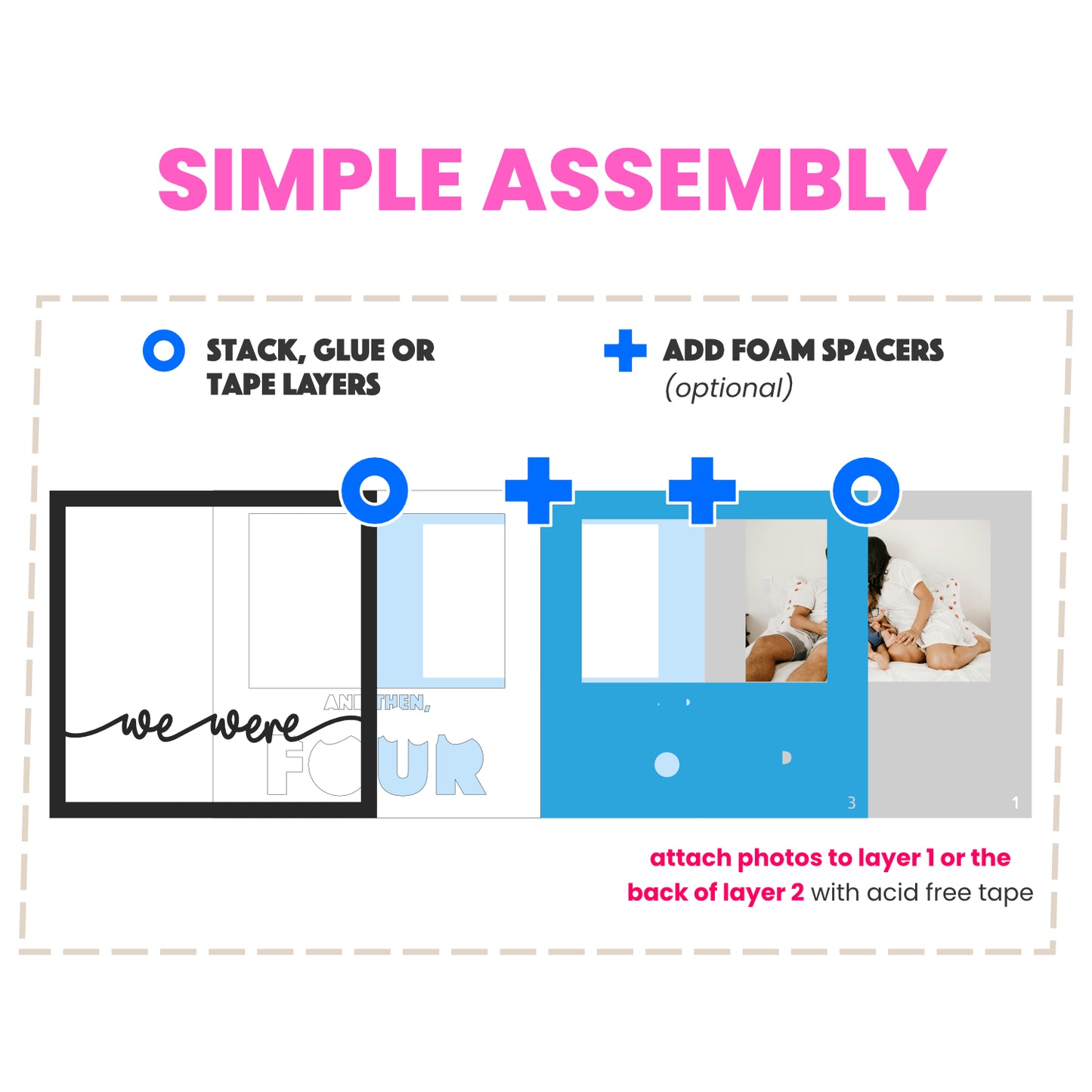 And Then We Were Family Layered SVG Shadow Box Project