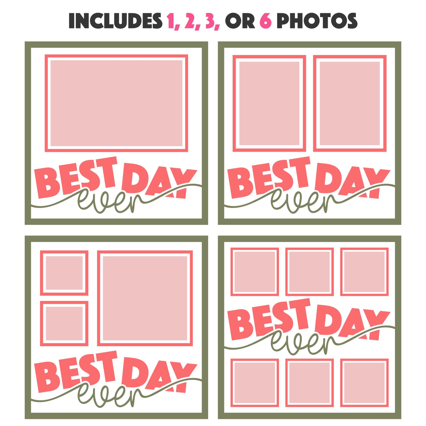 Best Day Ever Picture Frame Layered Shadow Box Project