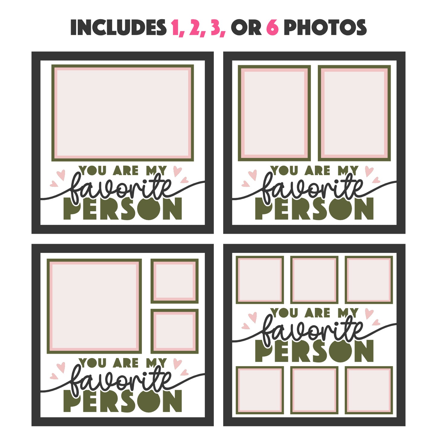 You are My Favorite Person Couple Love Layered Shadow Box Project