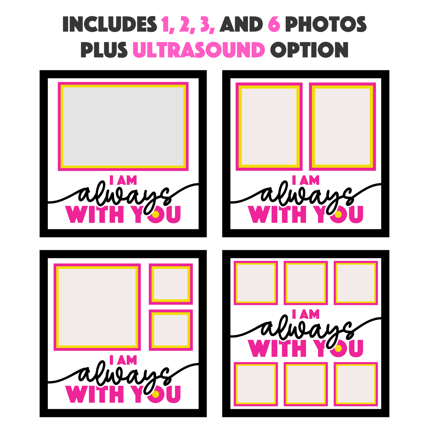 I am Always With You Memorial Picture Frame Layered Shadow Box Project