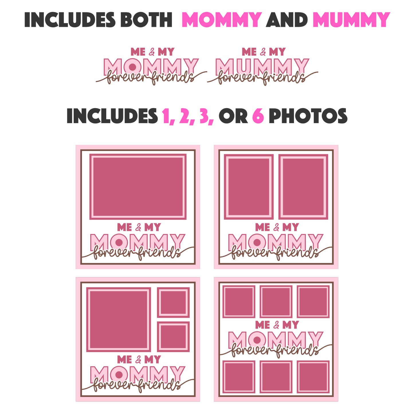 Me and My Mommy Picture Frame Shadow Box Project (includes Mummy)