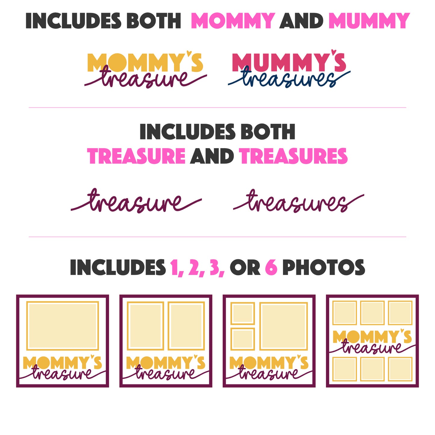 Mommy's Treasure(s) Picture Frame Shadow Box Project (includes Mummy)