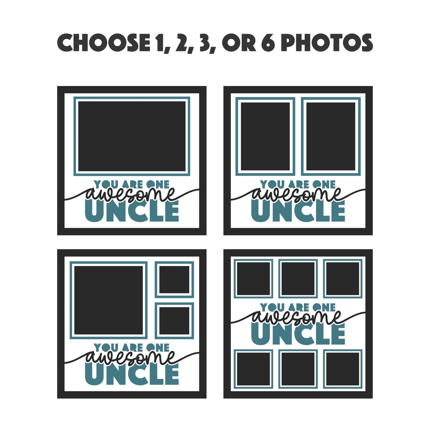 One Awesome Uncle Picture Frame Shadow Box Project