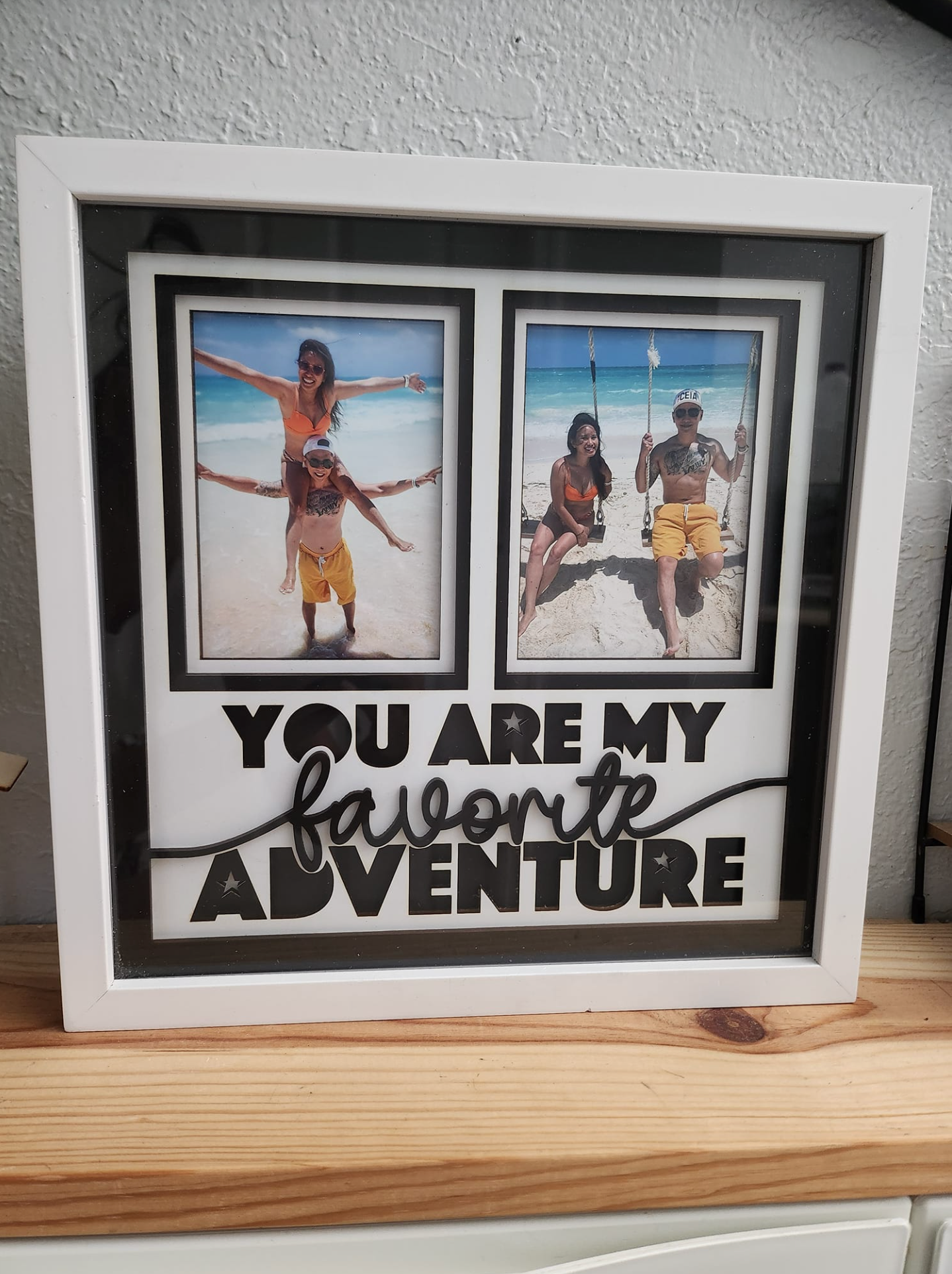 You are My Favorite Adventure Couple Love Layered Shadow Box Project