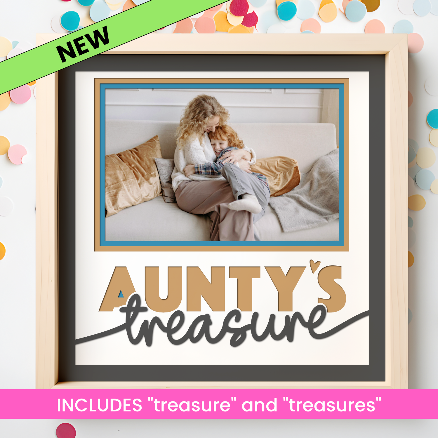 Aunty's Treasures Picture Frame Shadow Box Project