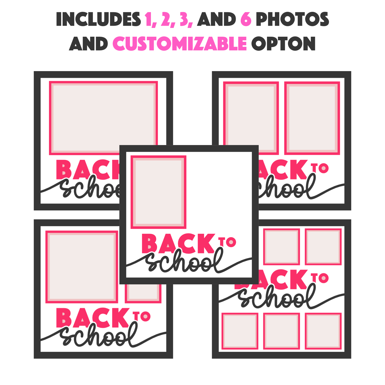 Back to School Picture Frame Layered Shadow Box Project