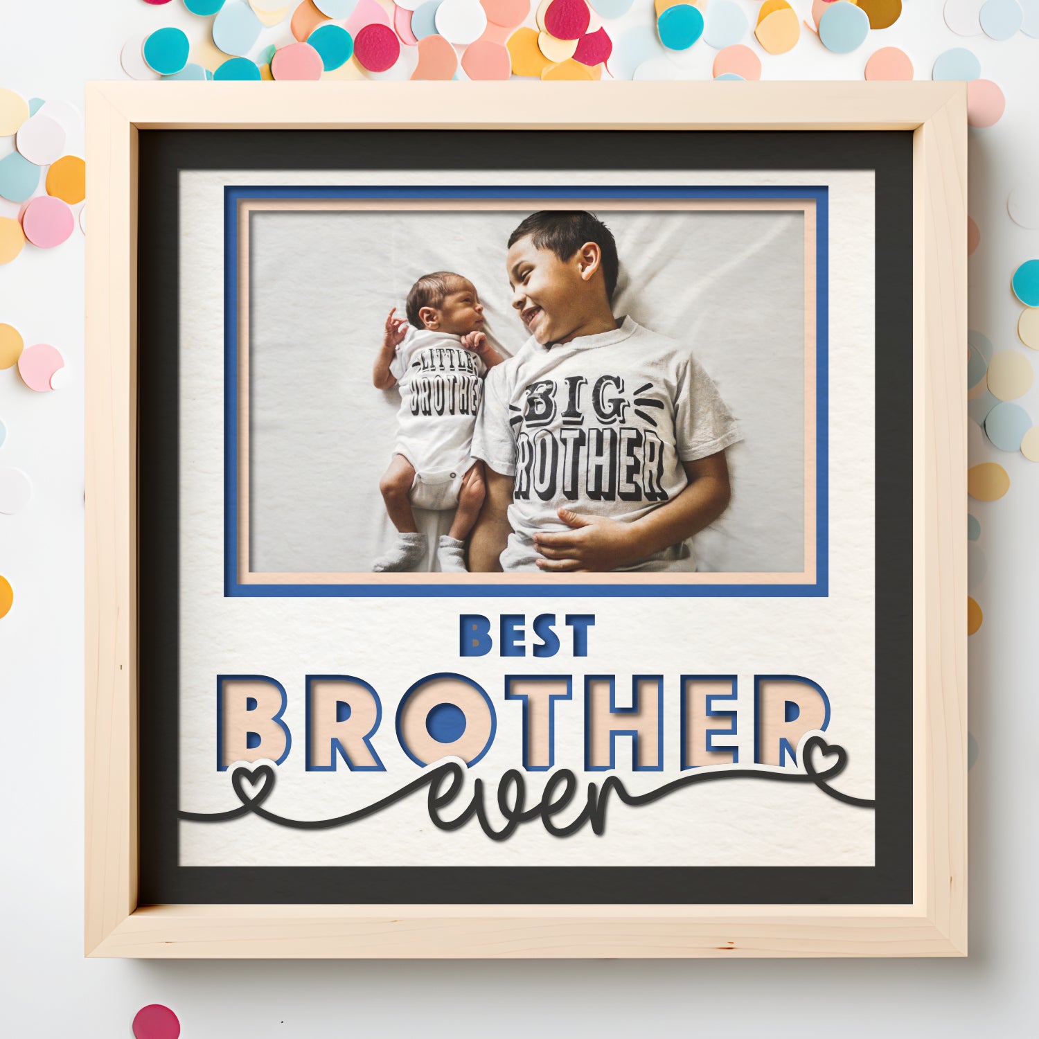 Best Brother Ever Picture Frame Shadow Box Project