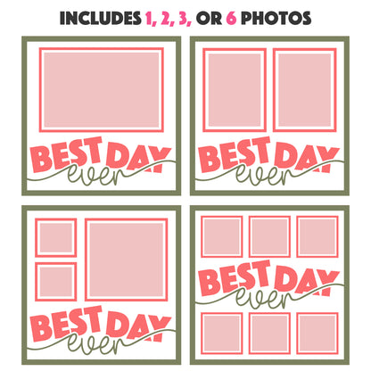 Best Day Ever Picture Frame Layered Shadow Box Project