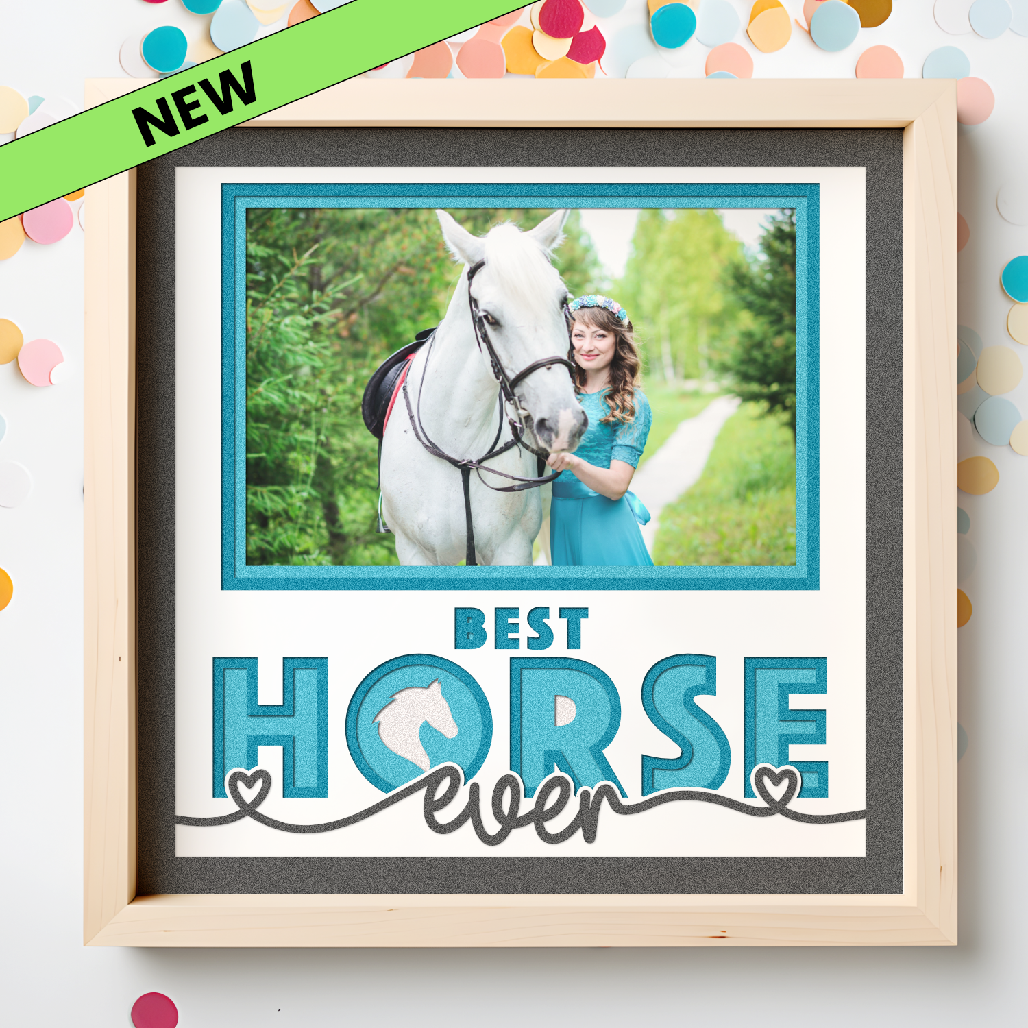 Best Horse Ever Picture Frame Layered Shadow Box Project