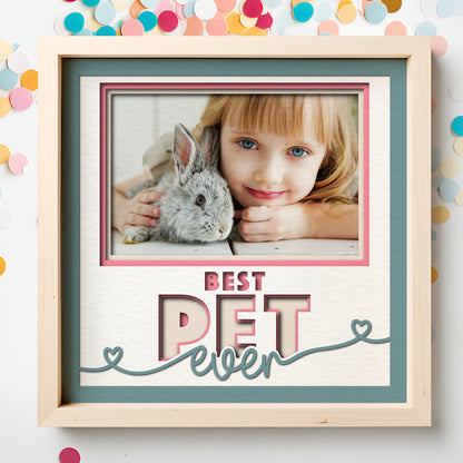 Best Pet(s) Ever Picture Frame Layered Shadow Box Project