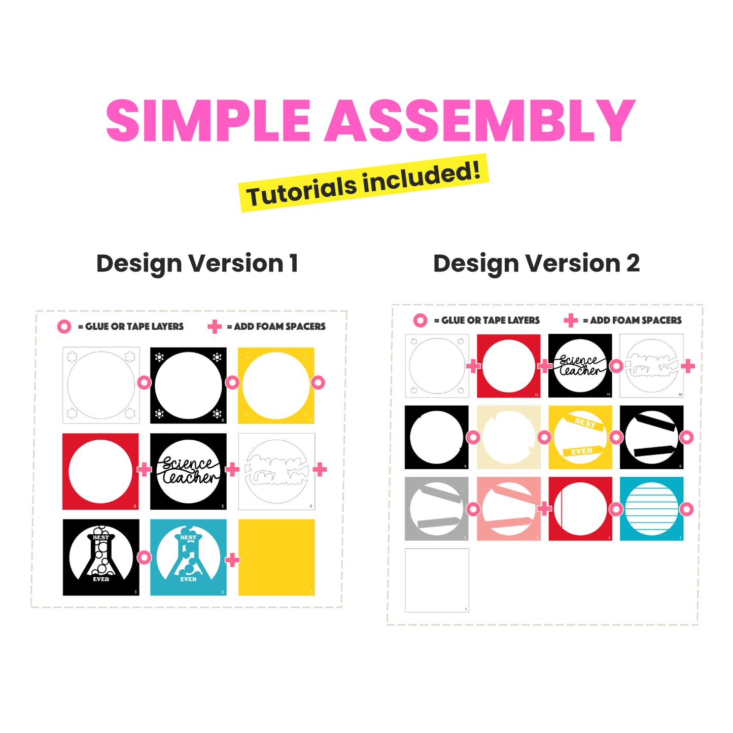 Best Science Teacher Ever Layered SVG Shadow Box Project