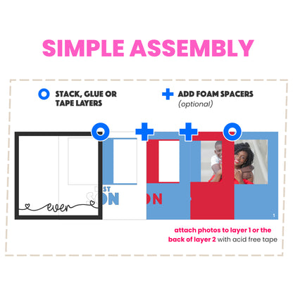 Best Son(s) Ever Layered SVG Picture Frame Project