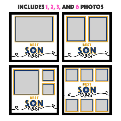 Best Son(s) Ever Layered SVG Picture Frame Project