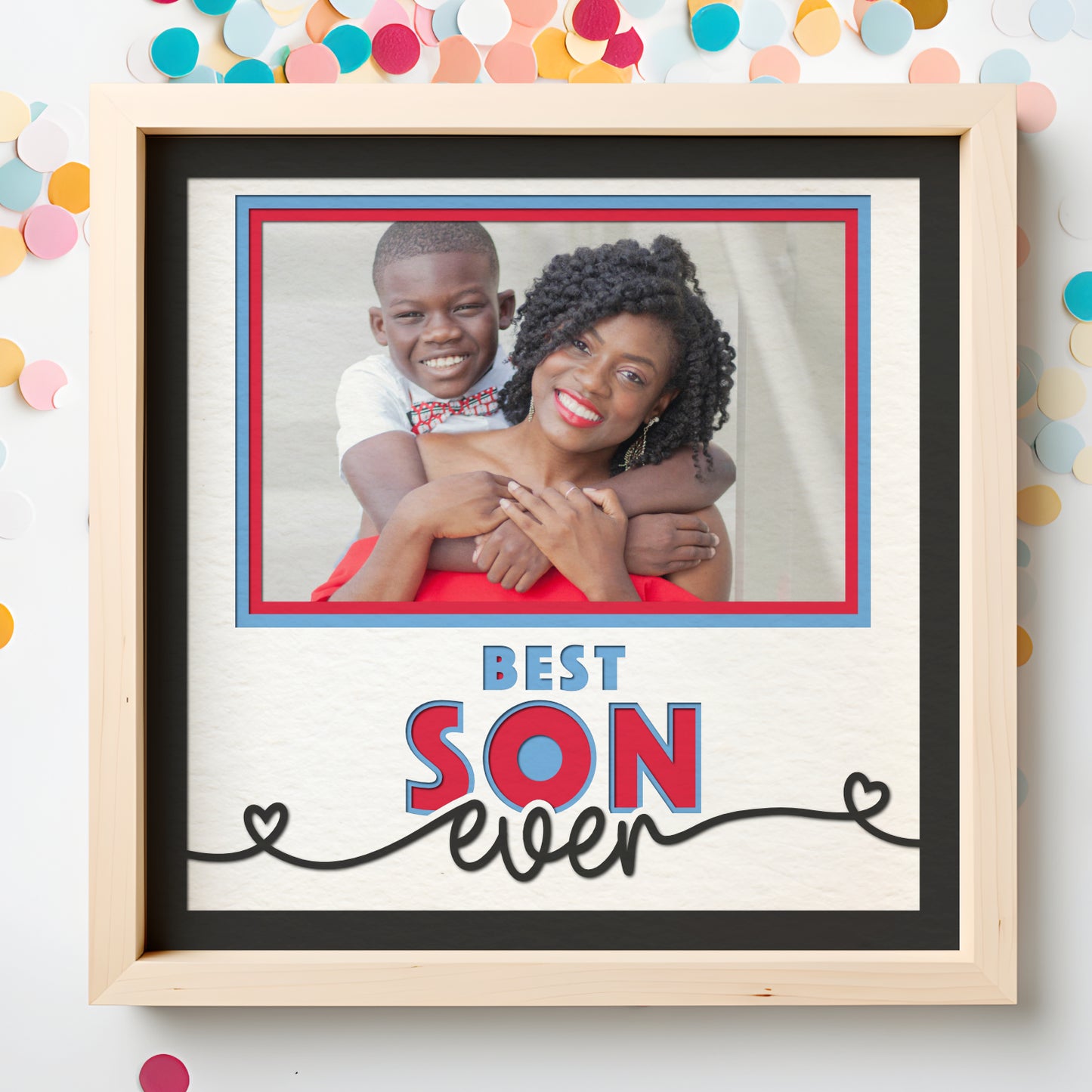 Best Son(s) Ever Layered SVG Picture Frame Project