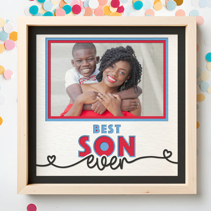 Best Son(s) Ever Layered SVG Picture Frame Project
