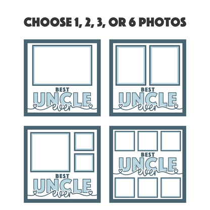 Best Uncle Ever Picture Frame Shadow Box Project