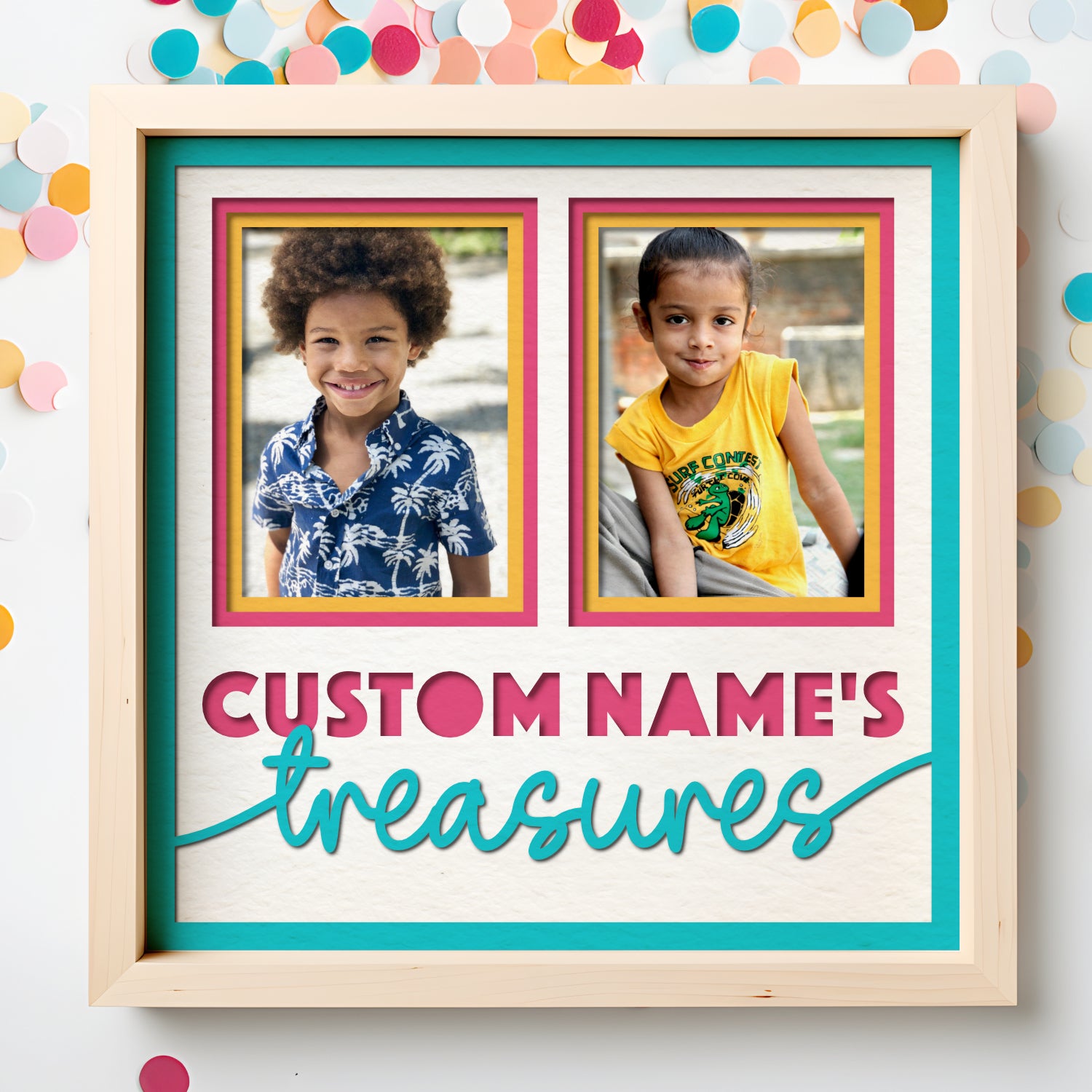 Customizable Treasures Photo Frame Shadow Box Project