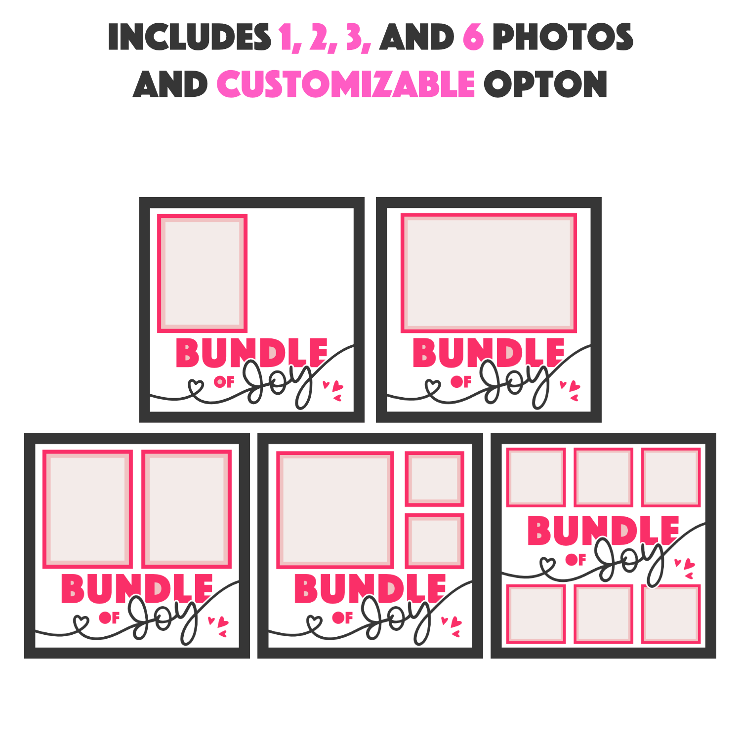 Bundle of Joy Custom Birth Stat Baby Picture Frame Shadow Box Project