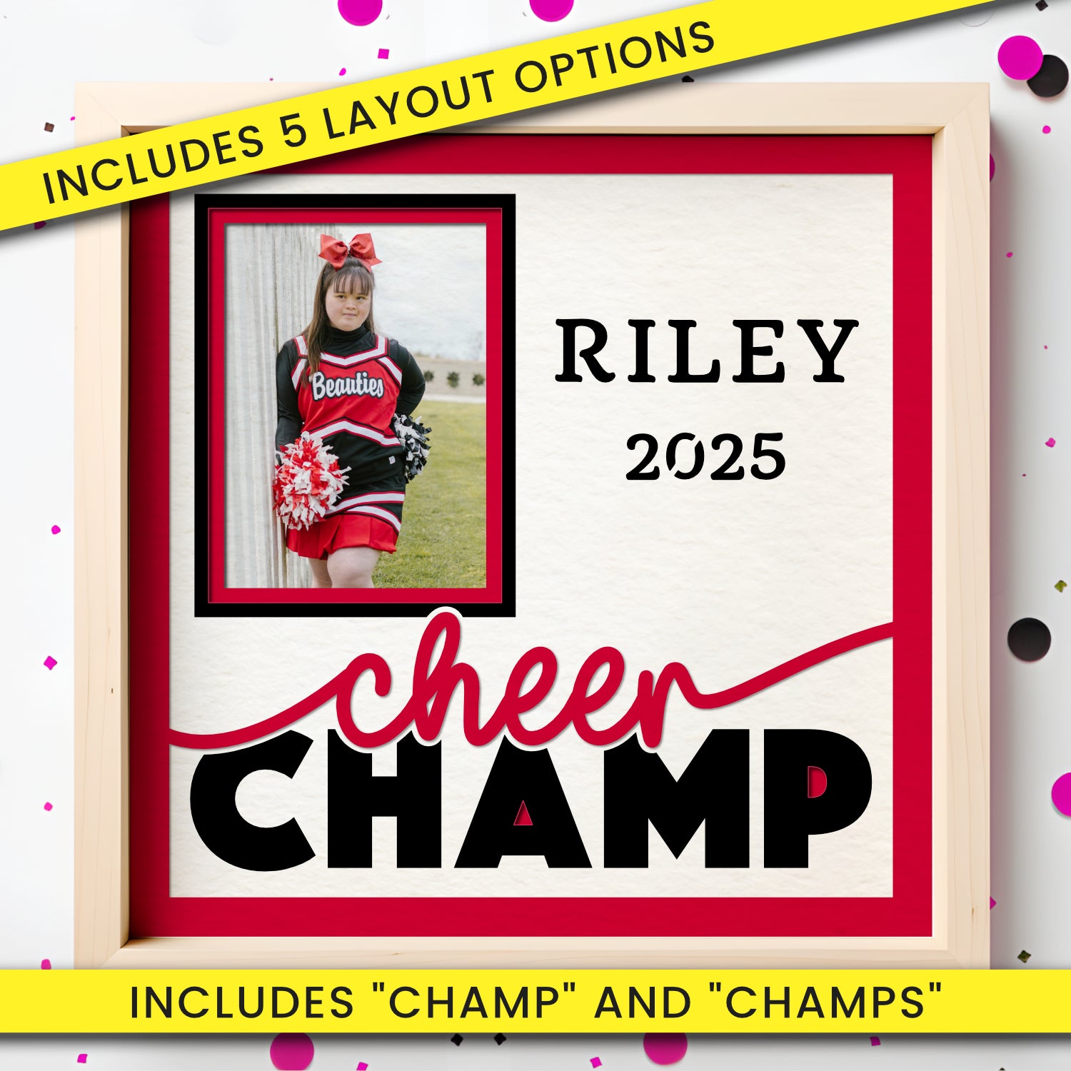 Cheerleading SVG Cut File Bundle