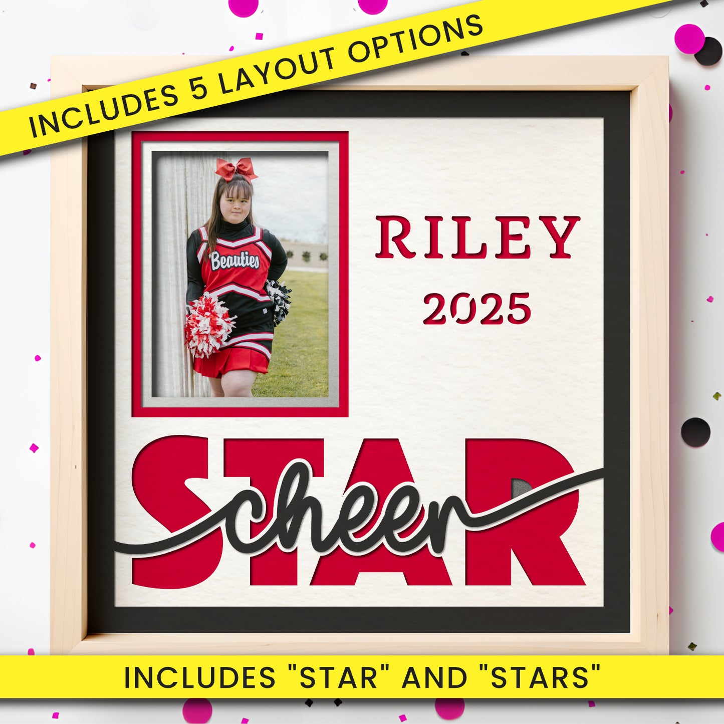 Cheerleading SVG Cut File Bundle