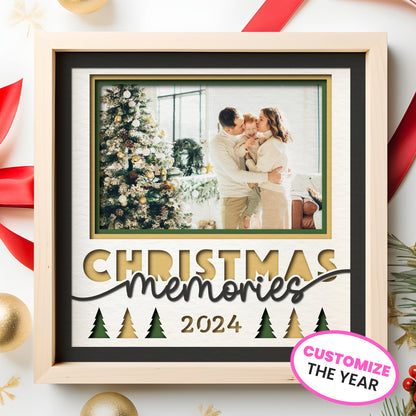 Christmas Memories Customizable Layered Shadow Box Project