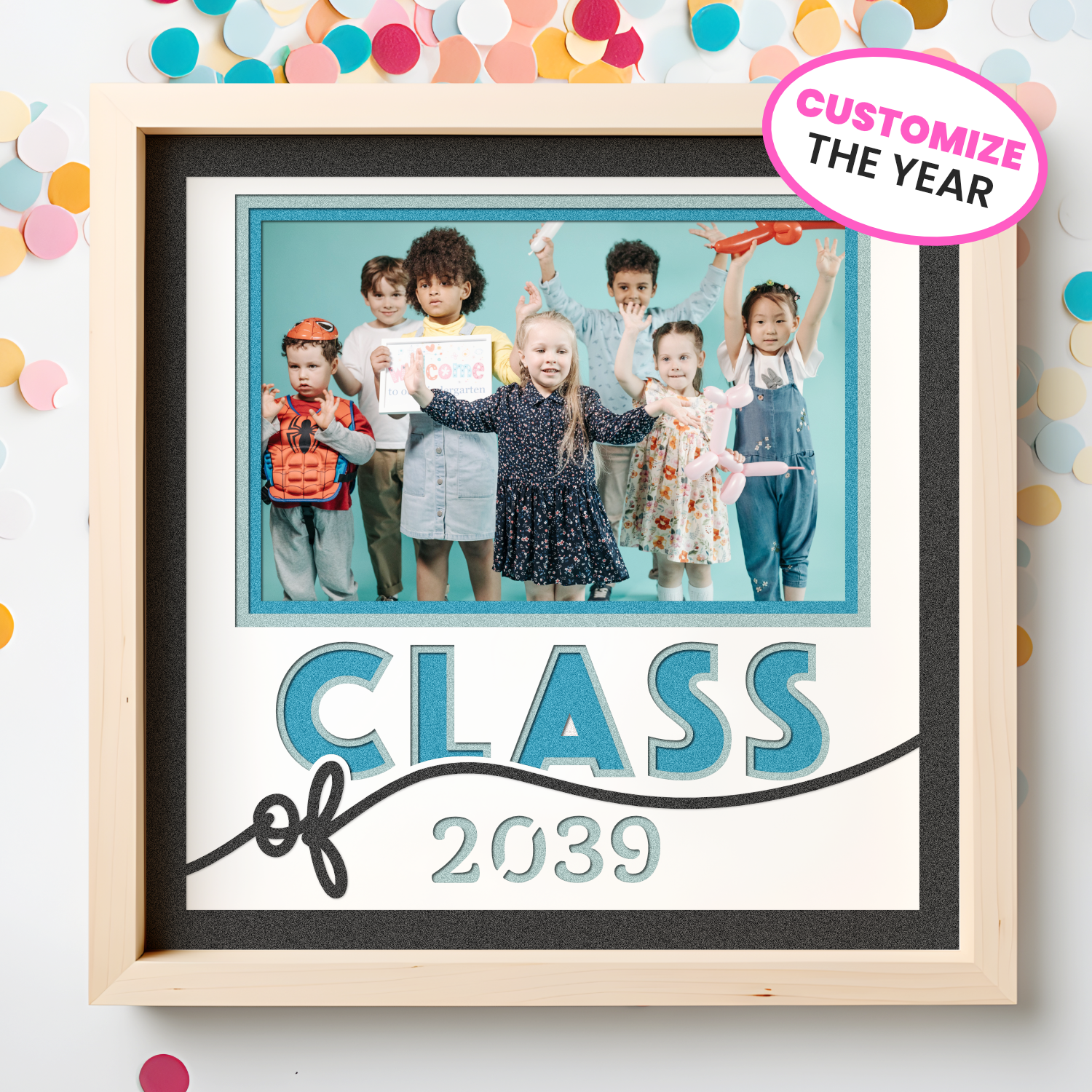 Class Of Customizable Picture Frame Layered Shadow Box Project