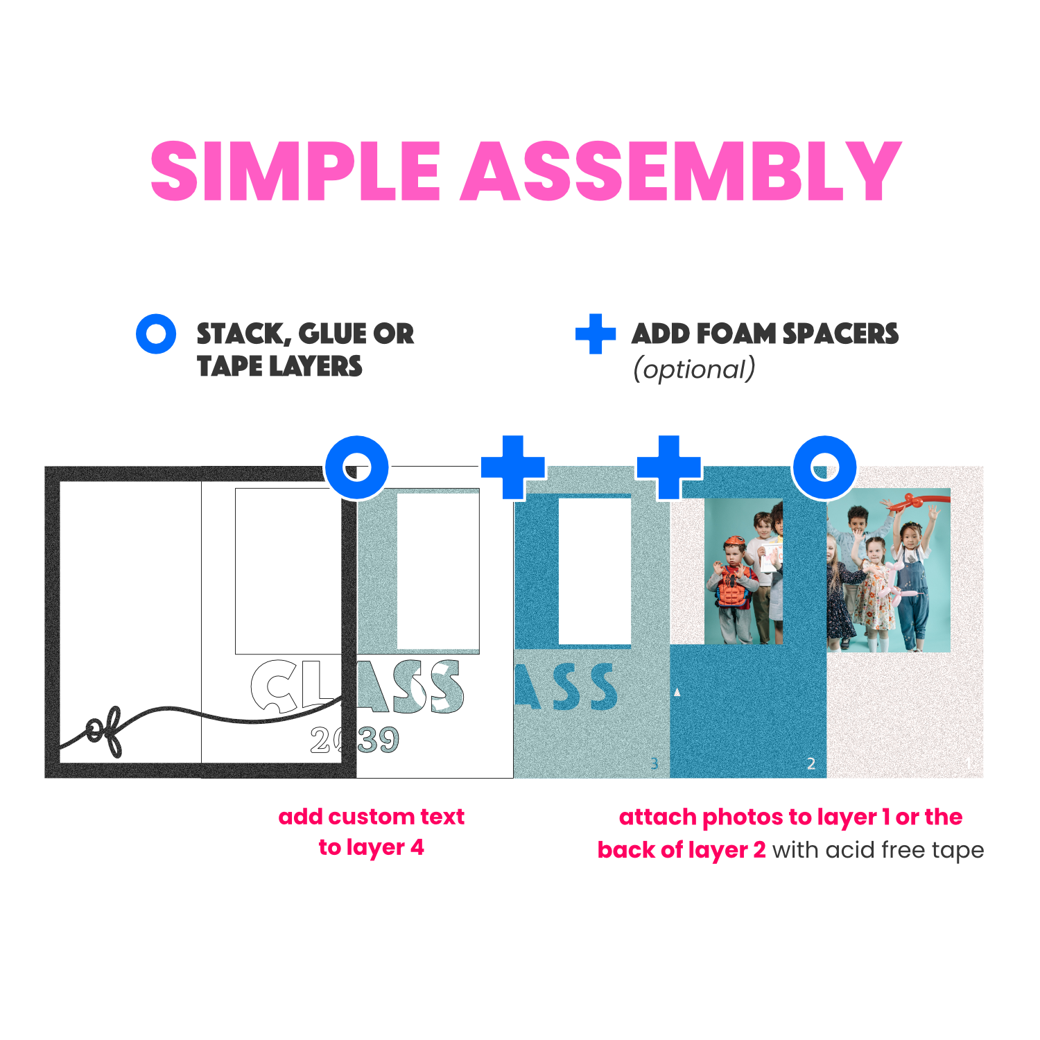 Class Of Customizable Picture Frame Layered Shadow Box Project