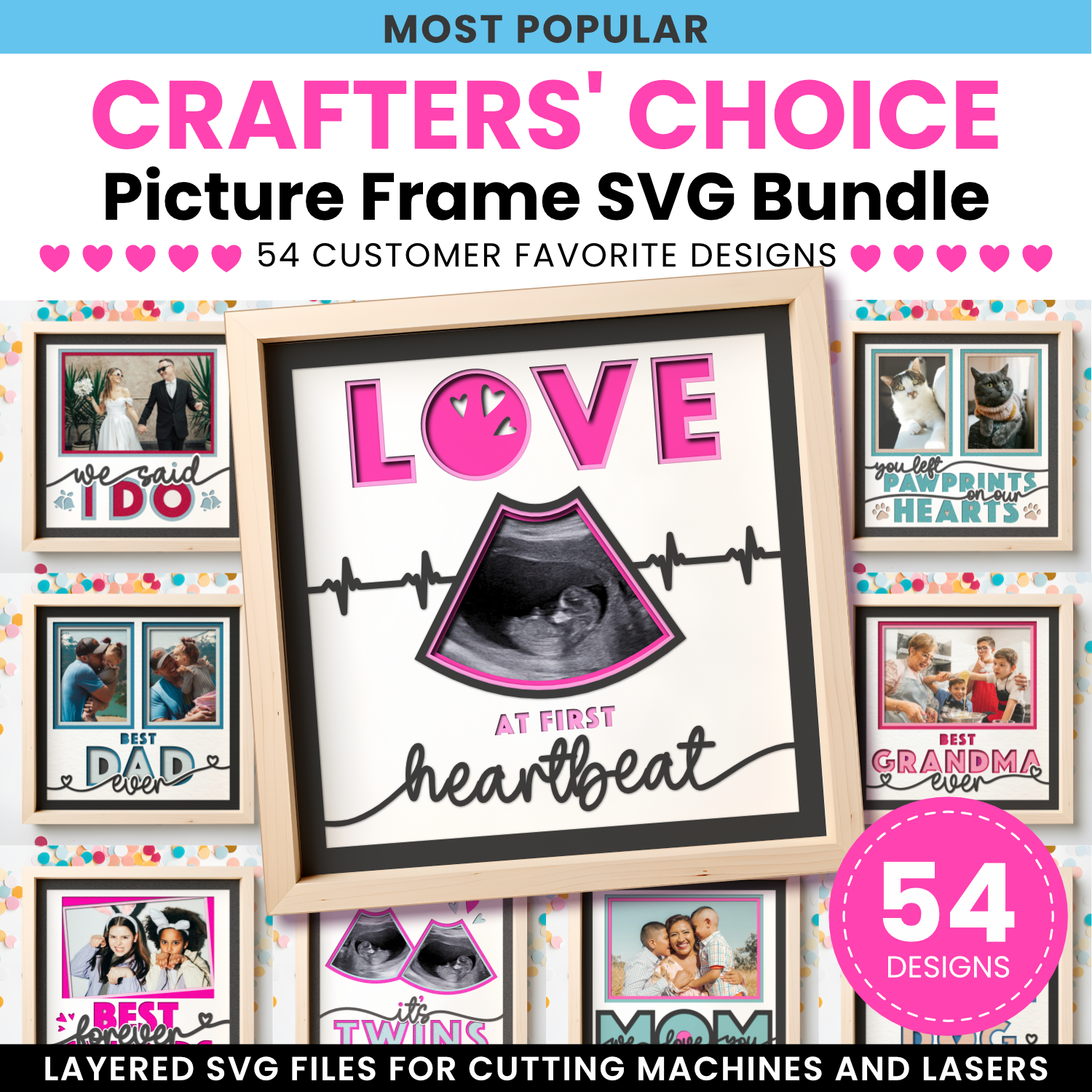 Crafters' Choice Picture Frame SVG Bundle