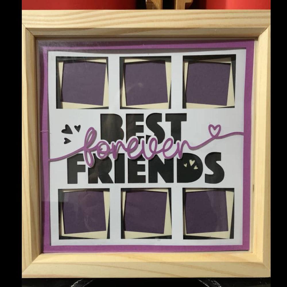 Best Friends Forever Picture Frame Shadow Box Project