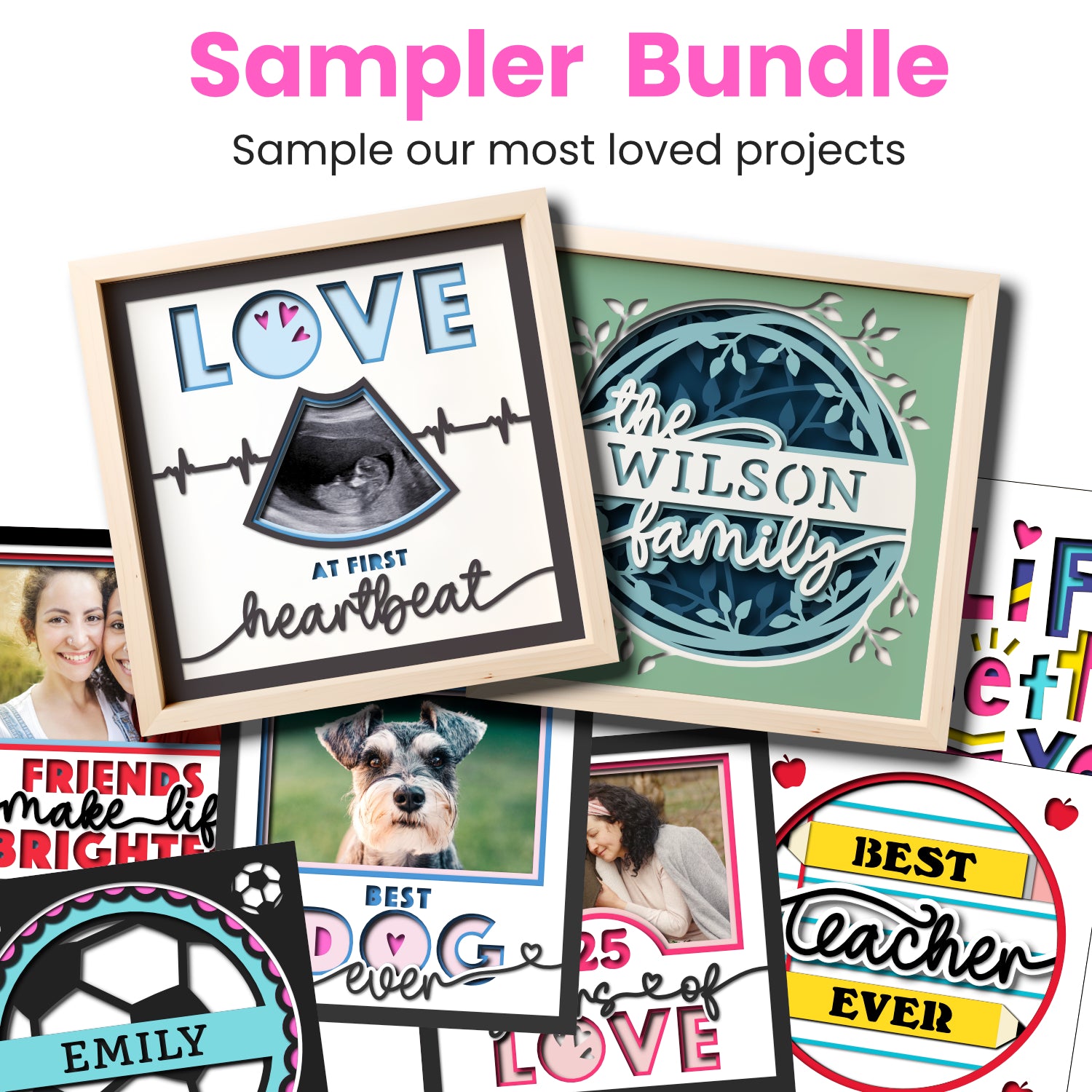 CraftyCatSVG Sampler SVG File Bundle