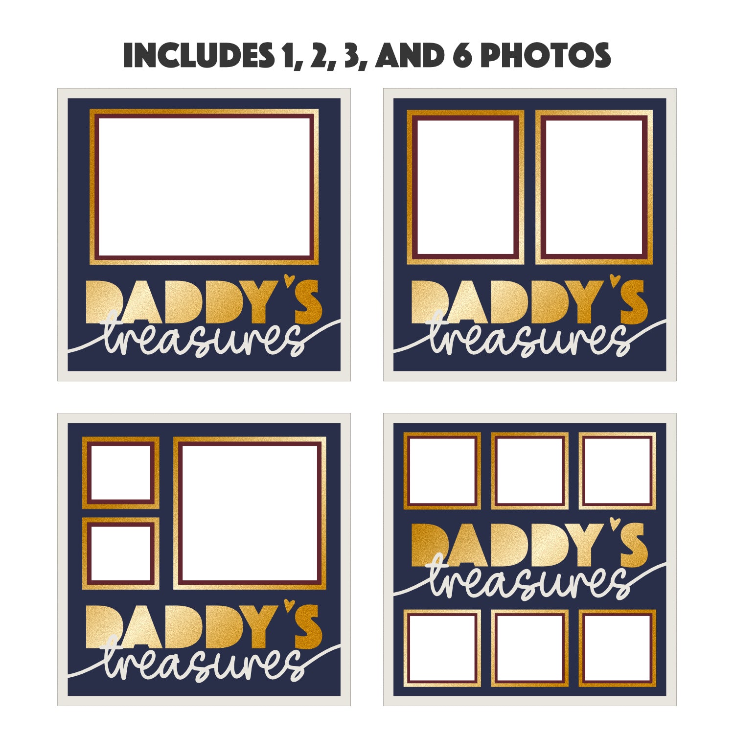 Daddy's Treasures Picture Frame Shadow Box Project