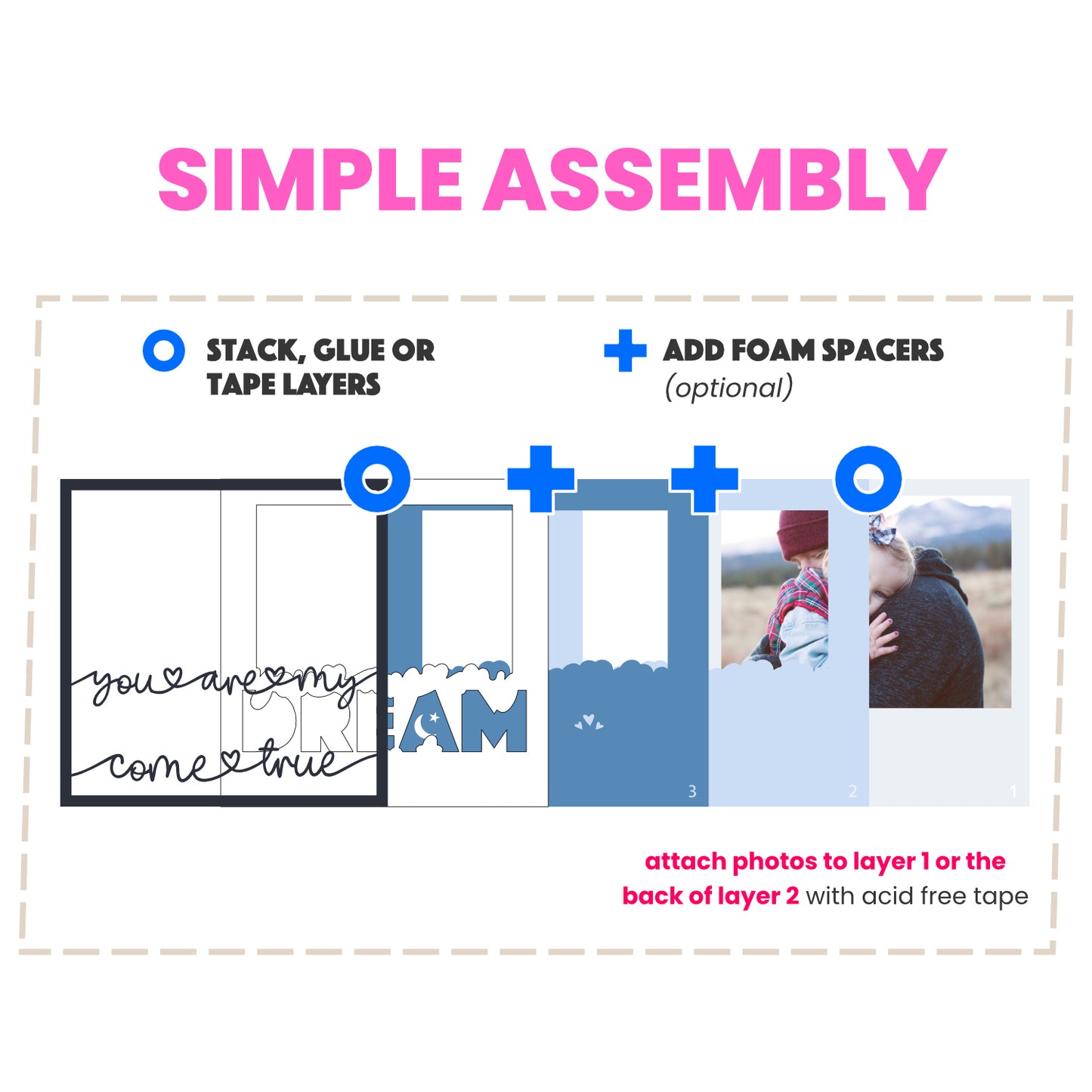 Dream Come True Picture Frame Shadow Box Project