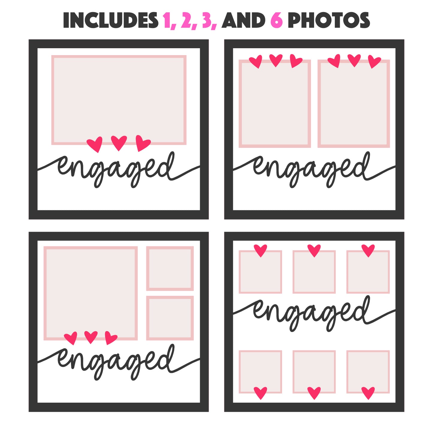 Engagement Customizable Picture Frame Layered Shadow Box Project