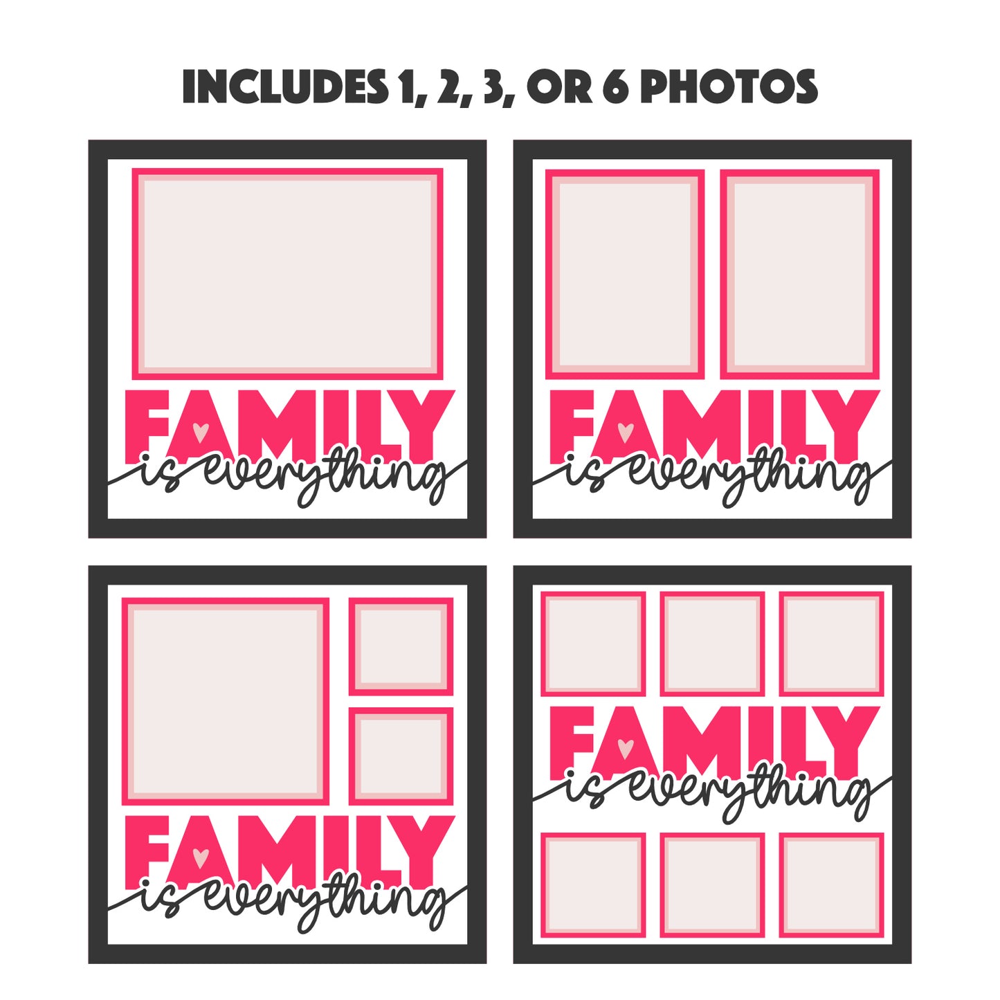 Family is Everything Picture Frame Shadow Box Project