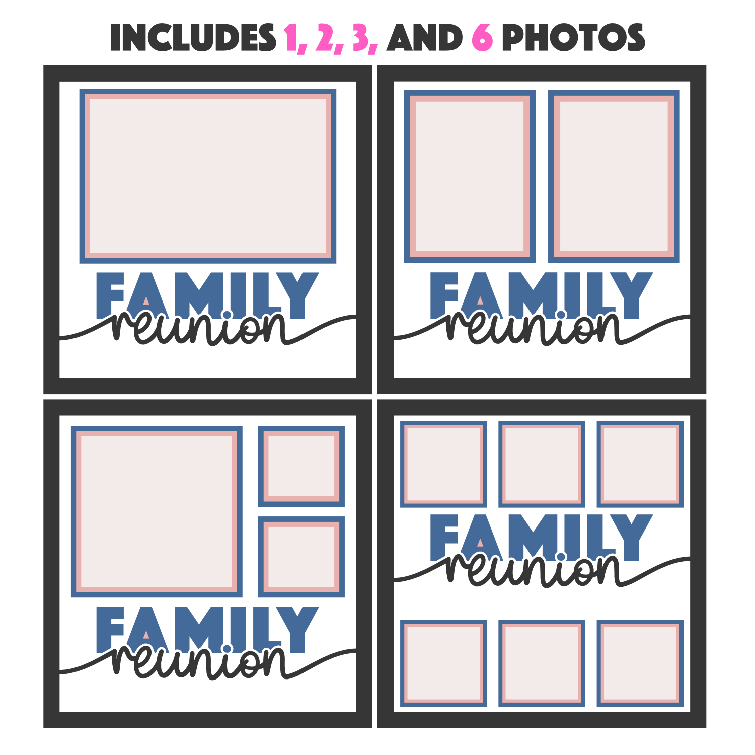 Family Reunion Picture Frame Shadow Box Project