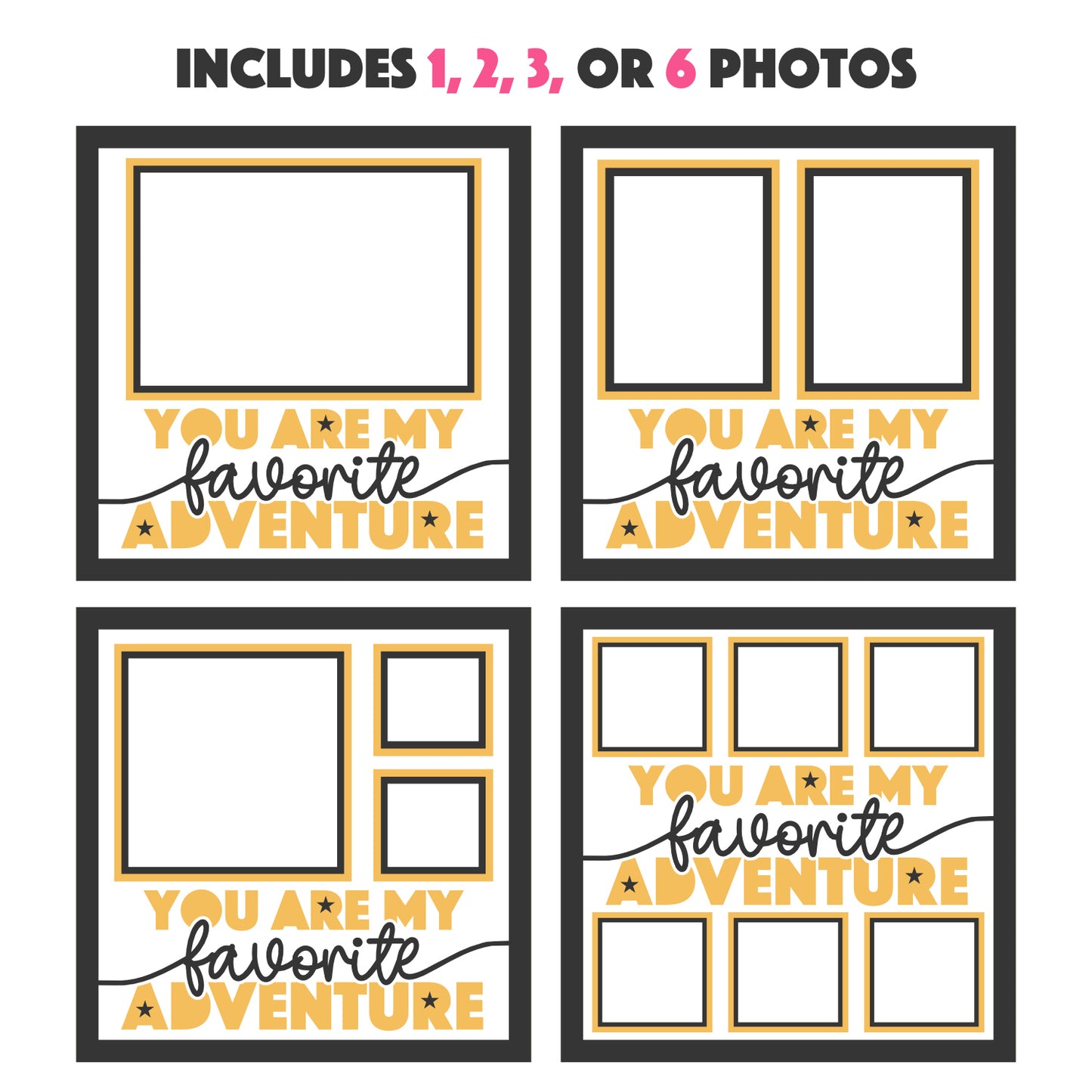 You are My Favorite Adventure Couple Love Layered Shadow Box Project