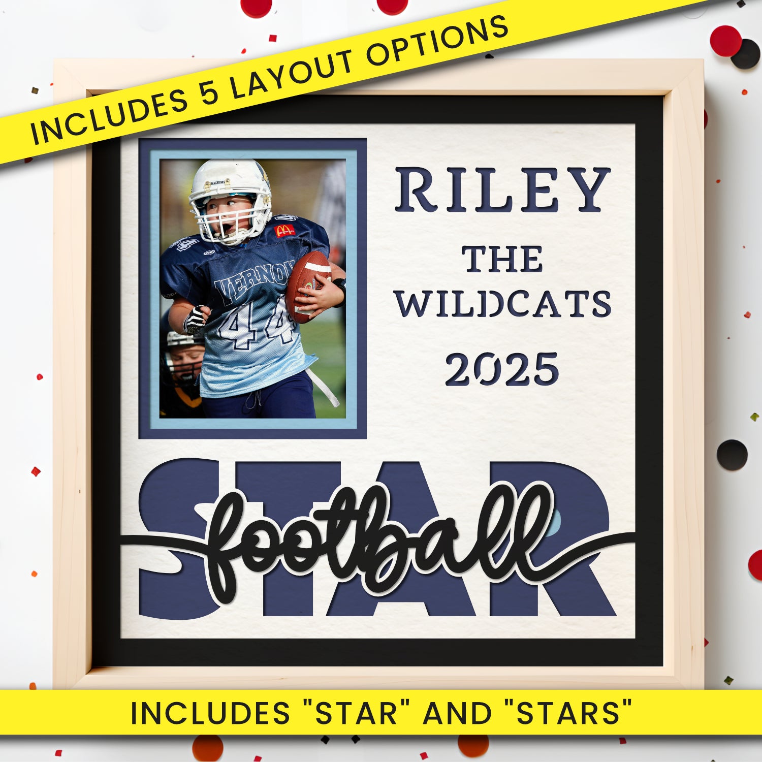 Football SVG Cut File Bundle