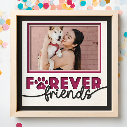 Forever Friends Pet Memorial Picture Frame Shadow Box Project