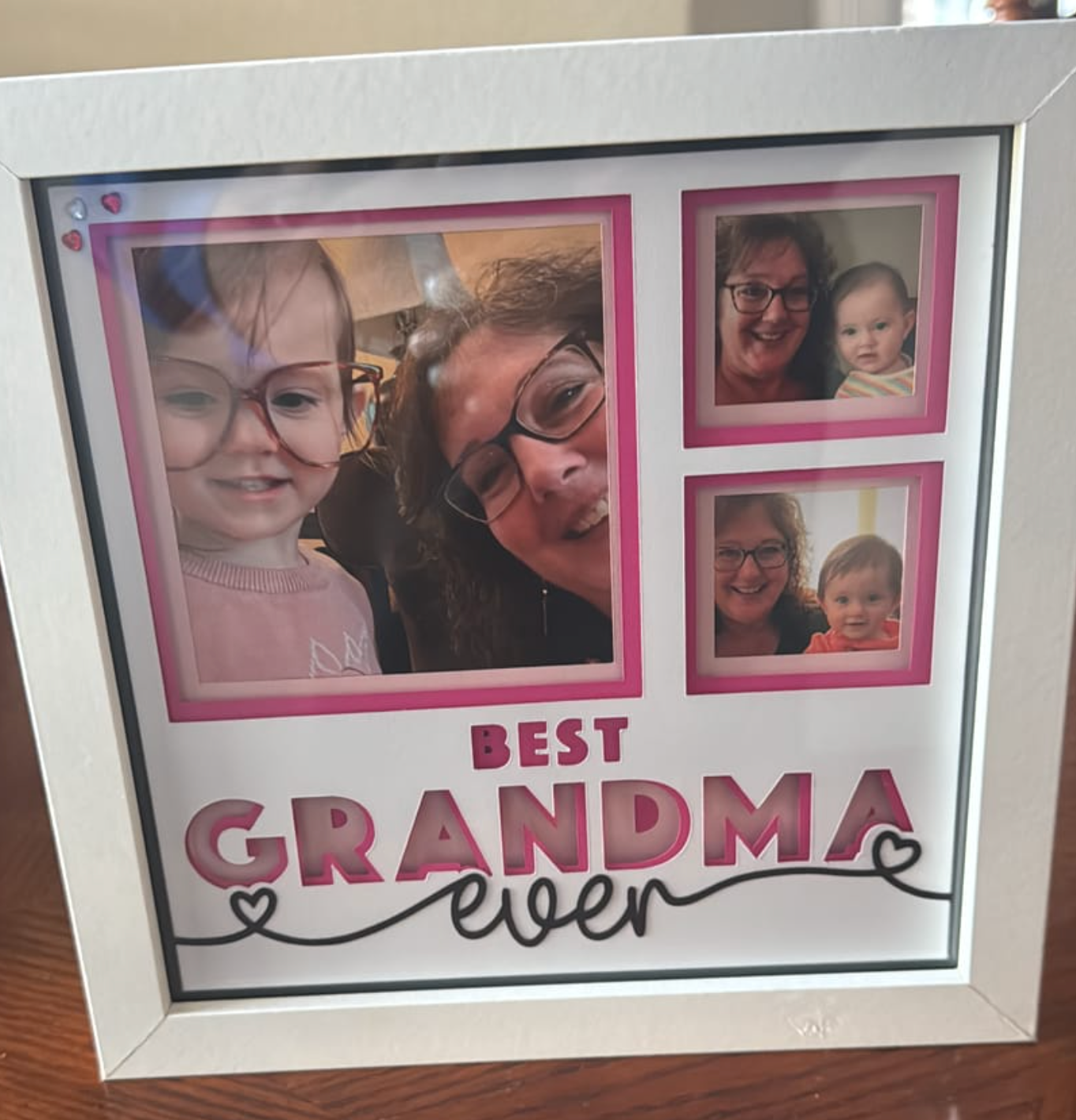 Best Grandma Ever Picture Frame Shadow Box Project