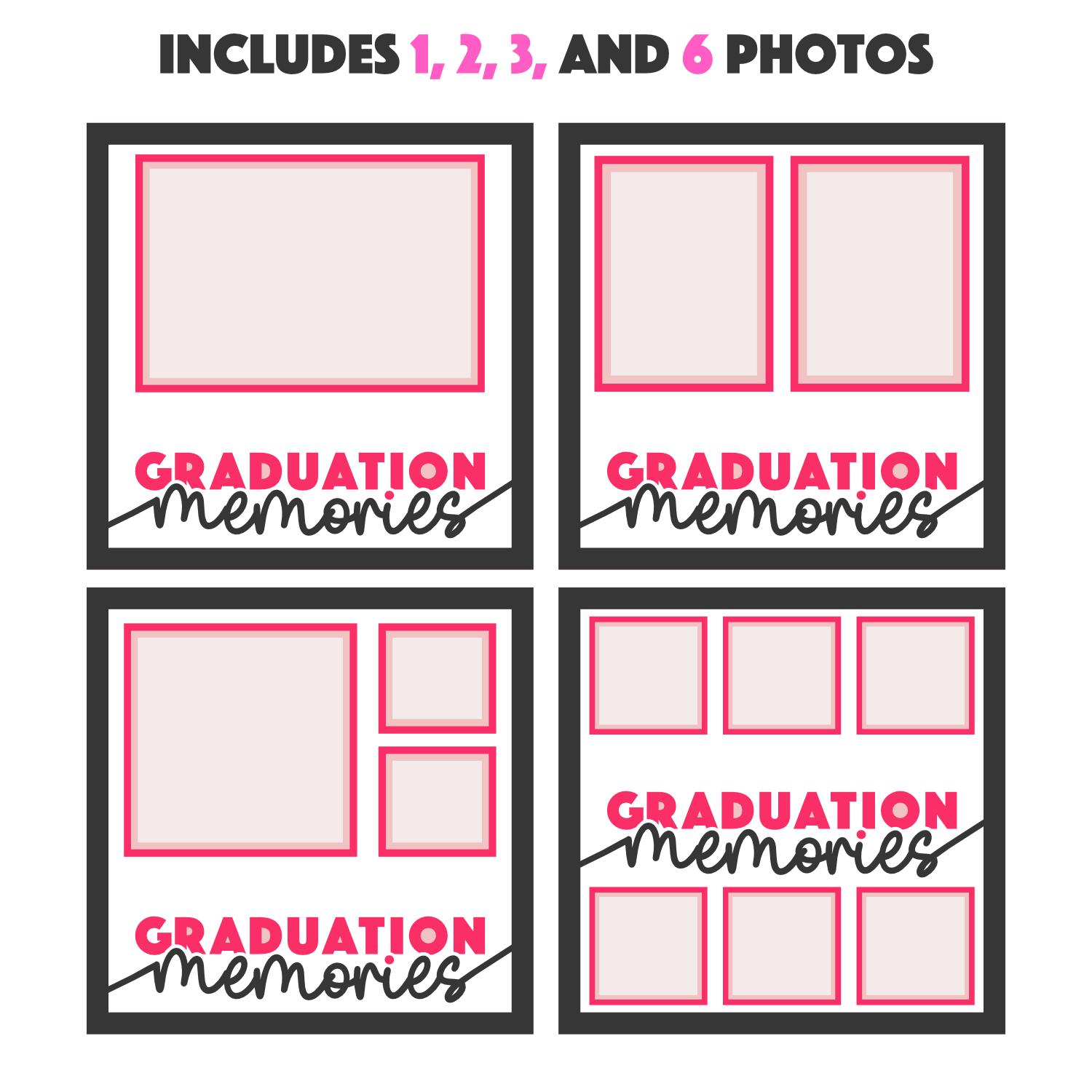 Graduation Memories Customizable Picture Frame Layered Shadow Box Project
