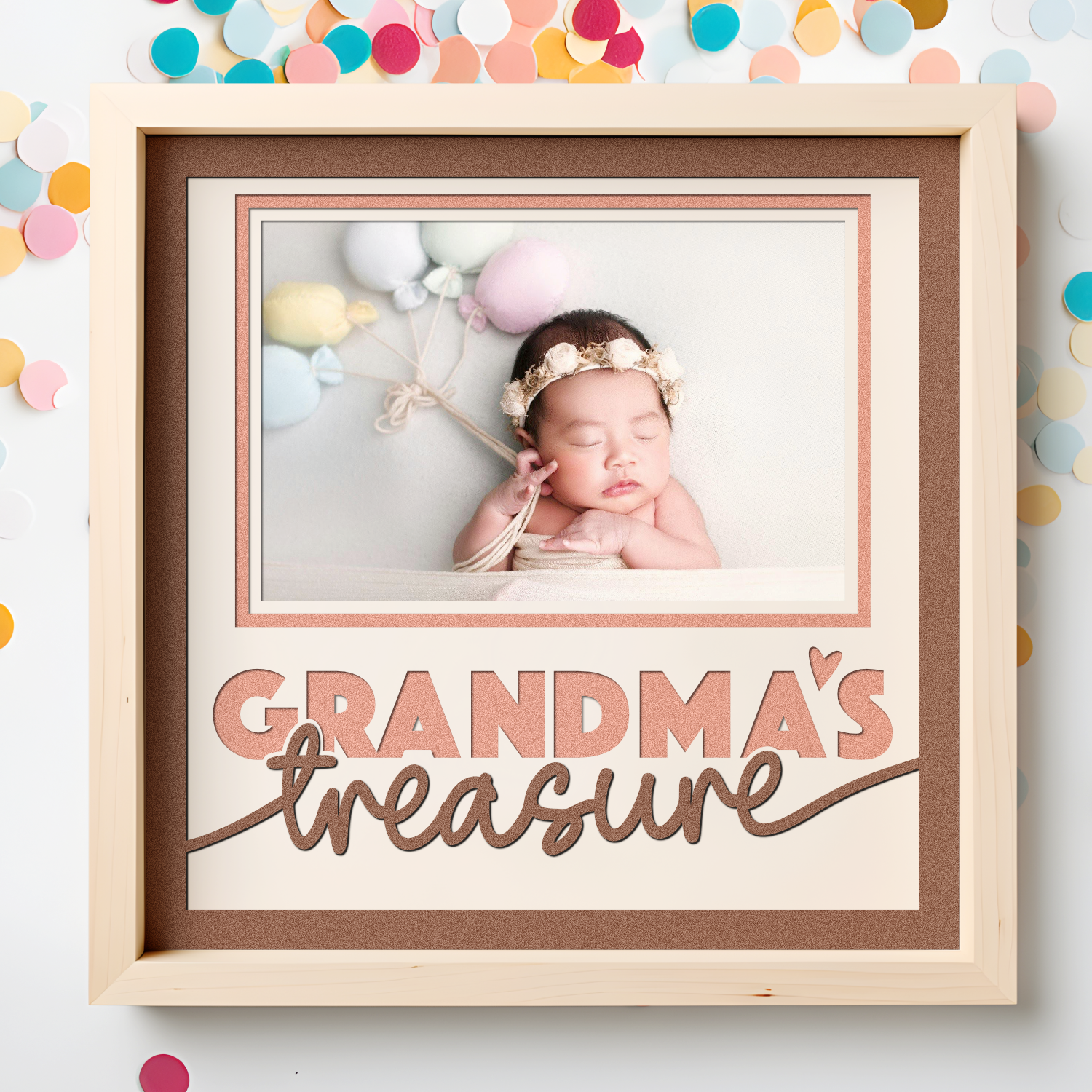 Grandma's Treasures Picture Frame Shadow Box Project