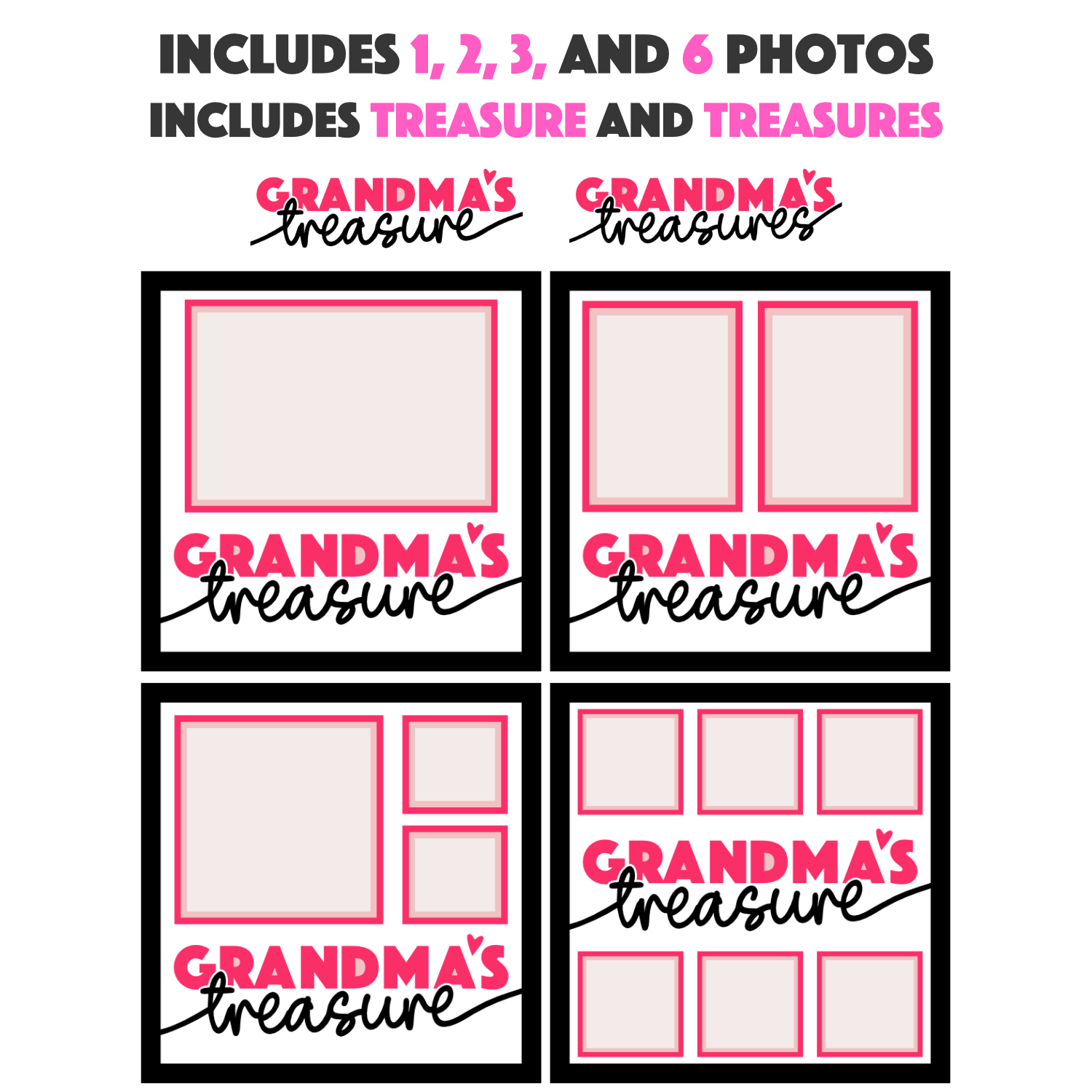 Grandma's Treasures Picture Frame Shadow Box Project