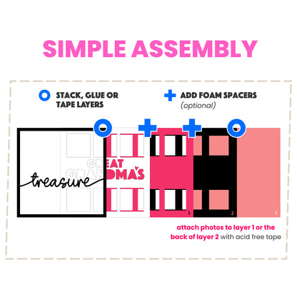 Great Grandma's Treasures Picture Frame Shadow Box Project