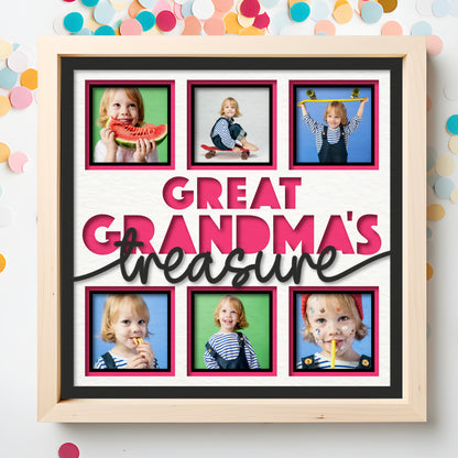 Great Grandma's Treasures Picture Frame Shadow Box Project