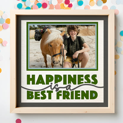 Happiness is a Best Friend Layered SVG Friendship Picture Frame Project