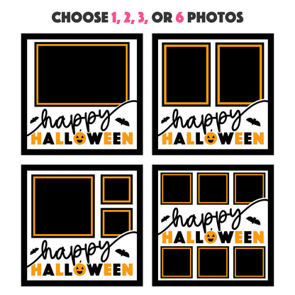 Happy Halloween Picture Frame Layered Shadow Box Project