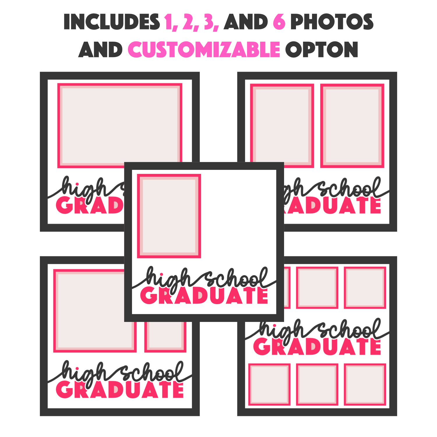 High School Graduate Picture Frame Layered Shadow Box Project