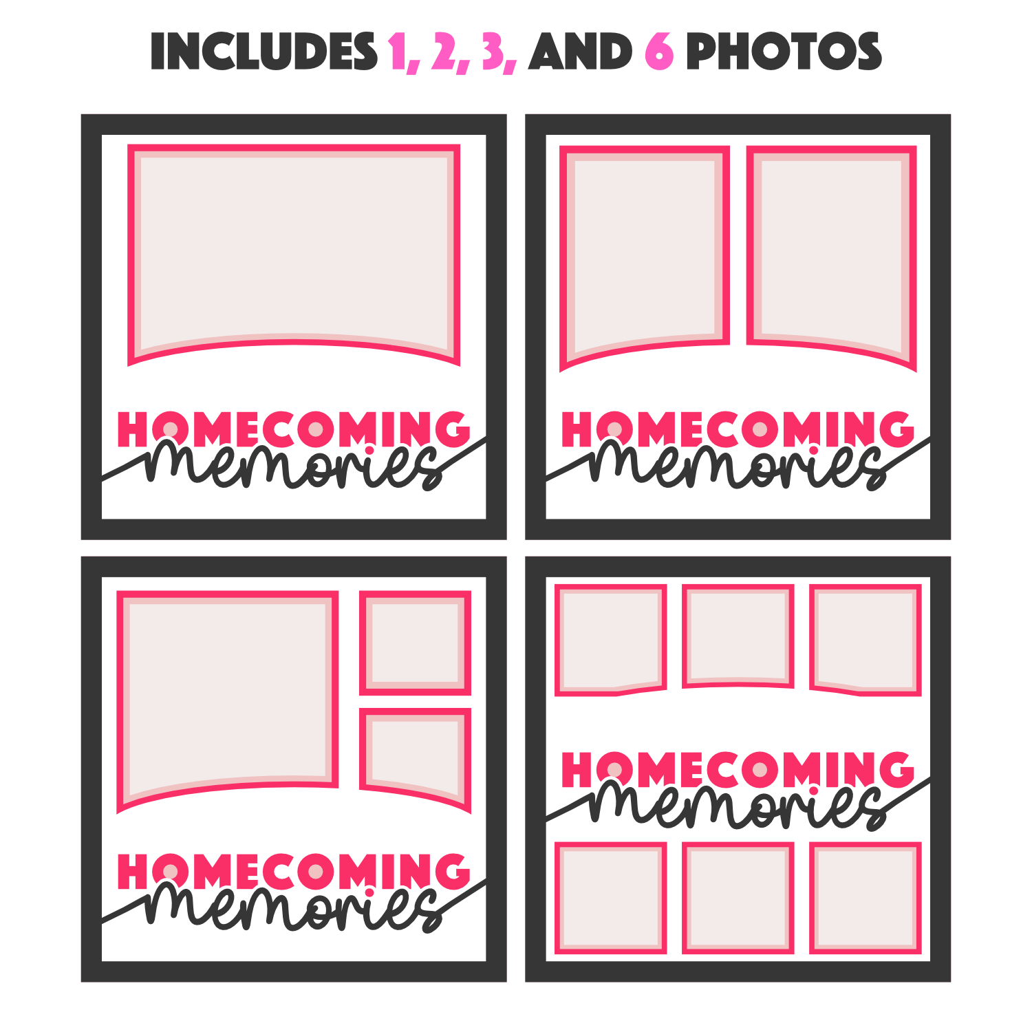 Homecoming Memories Customizable Picture Frame Layered Shadow Box Project