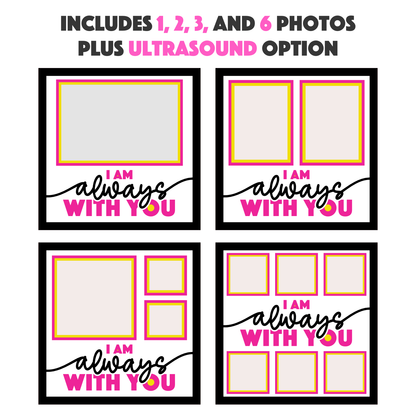 I am Always With You Memorial Picture Frame Layered Shadow Box Project