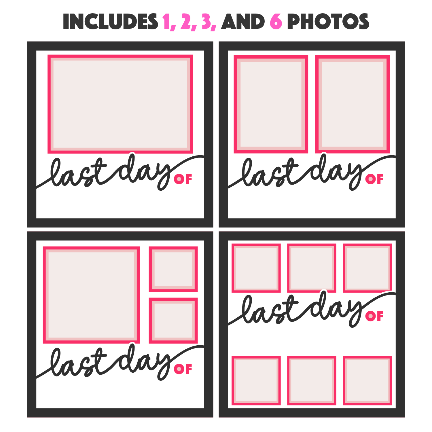 Last Day of Customizable Picture Frame Layered Shadow Box Project
